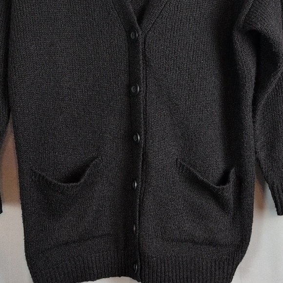 Classic Black Women's Cardigan - Picture 4 of 6